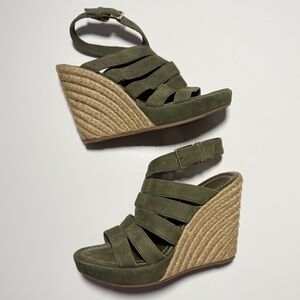 Tory Burch Bailey Multi-Strap Wedge Sandals